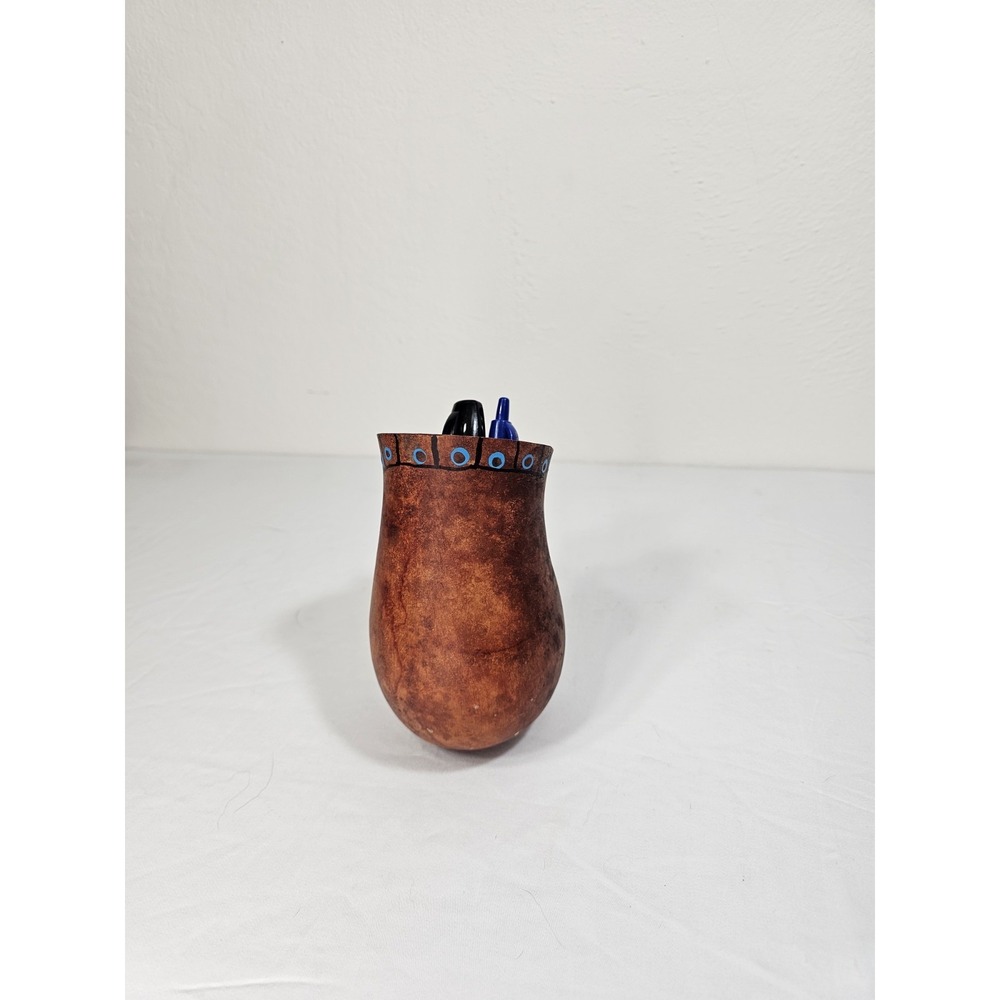 Homemade‎ Gourd Pencil Holder/Decorative Piece